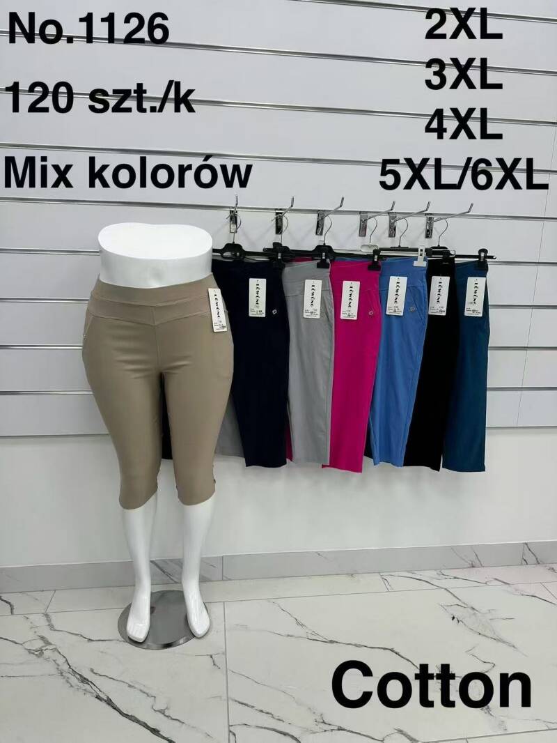 Leginsy damskie Roz 2XL-6XL, Mix kolor Paczka 10 szt
